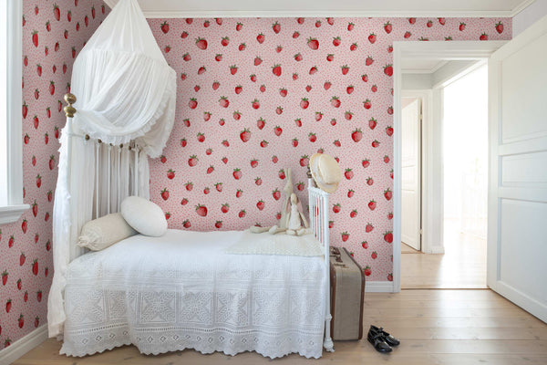 Berry Cute - Pink | Rebel Walls