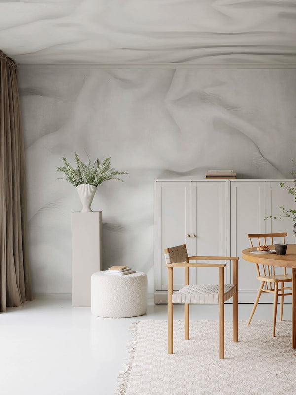 Formed By Time, White Wallcoverings | Rebel Walls