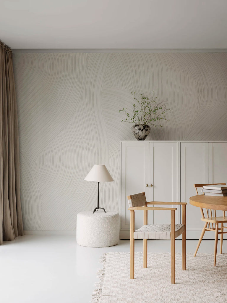 Clay Flow, Sand Wallcoverings