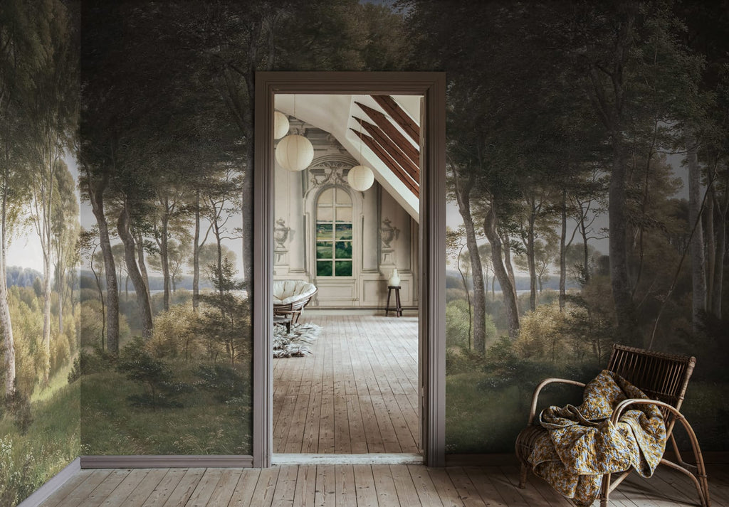 Danish Forest, Morning Wallcoverings