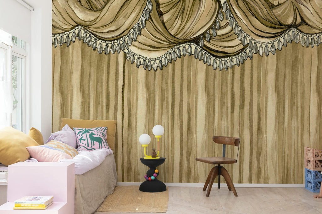 Behind the Curtains, Beige