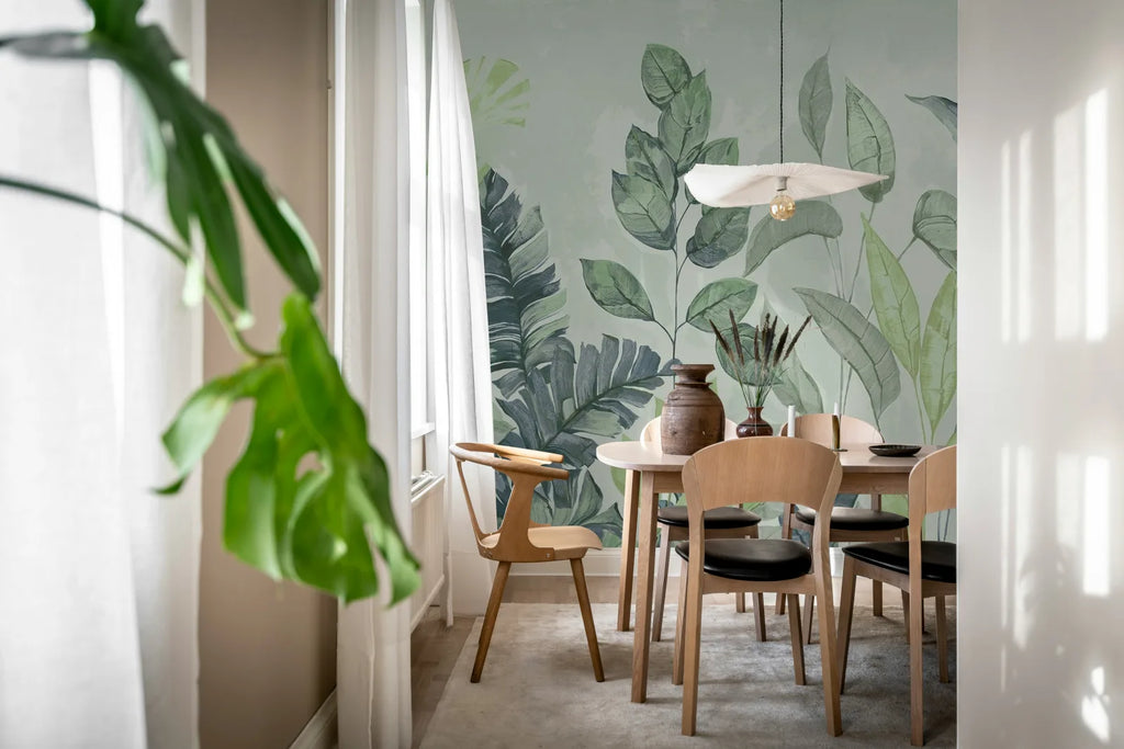 Happy Plants, Green Wallcoverings
