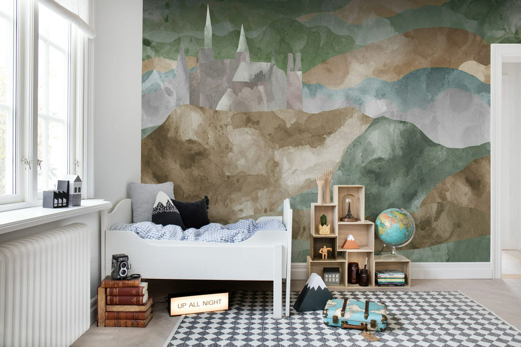 Cliff Castle, Pastel Wallcoverings
