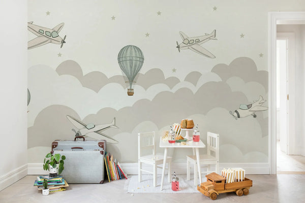 Fly Away, Pastel Wallcoverings | Rebel Walls