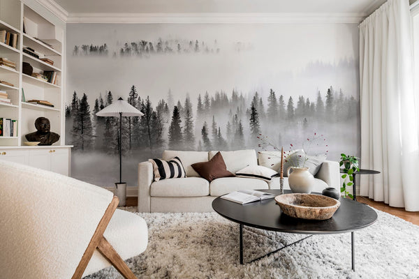 Calm Forest - Light Gray | Rebel Walls