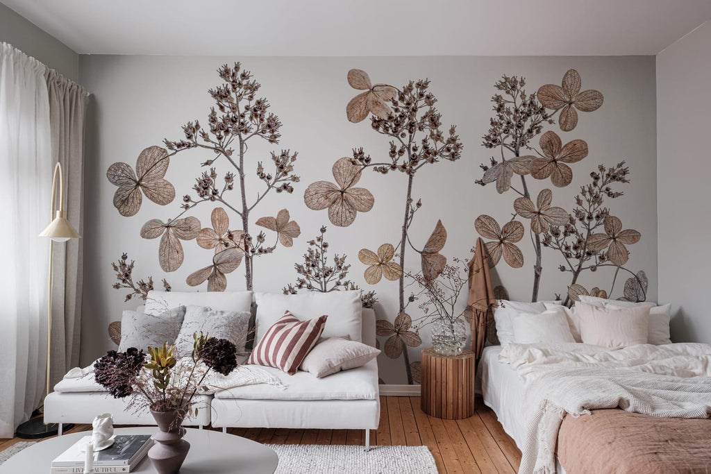 Dried Flowers Wallcoverings