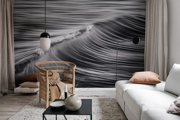 Graphic Wave - Grey | Rebel Walls