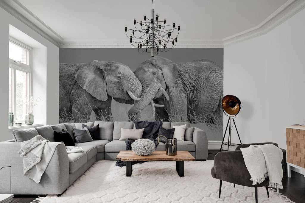 Elephant Hug Wallcoverings