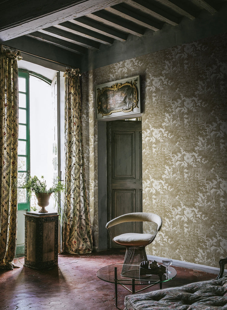 Fairy Tale Castle, Gold Wallcoverings