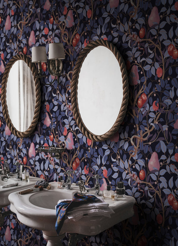 Fruit Garden, Lilac Wallcoverings | Rebel Walls