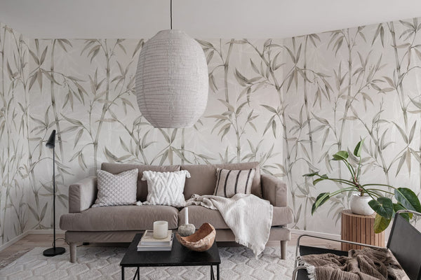 Bamboo Garden Pearl - Warm Pearl | Rebel Walls
