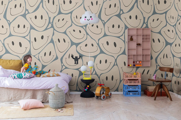 Happy Rebel - Peach | Rebel Walls