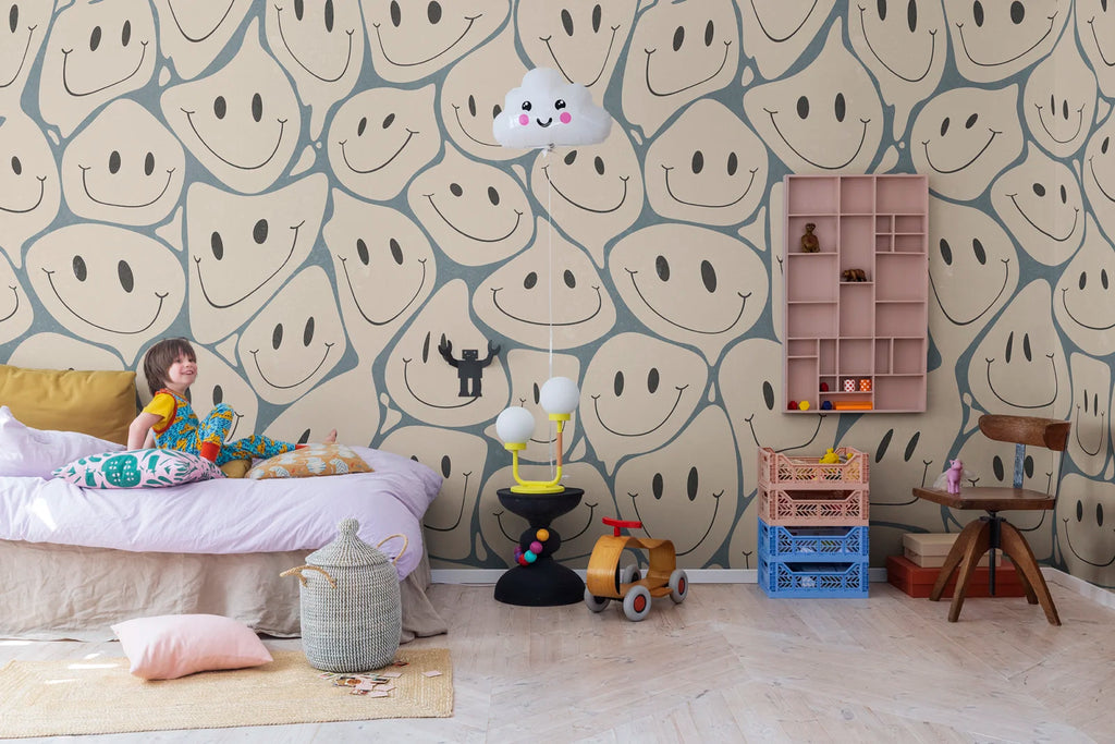 Happy Rebel, Peach Wallcoverings