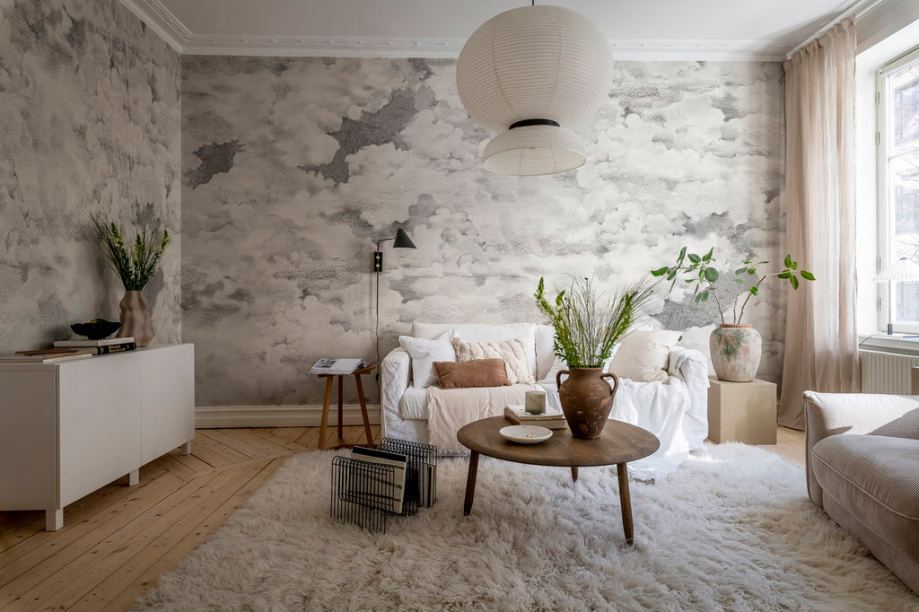 Chubby Clouds, Vintage Wallcoverings