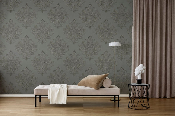 Baroque Pearl - Gray | Rebel Walls