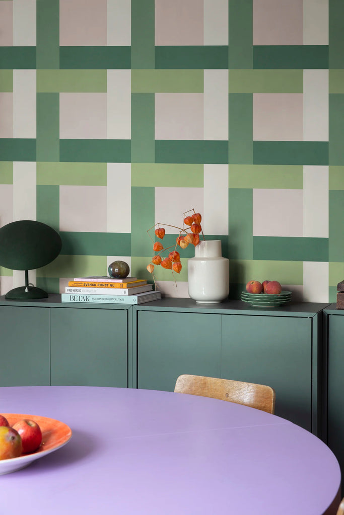Dont Be Square, Green Wallcoverings