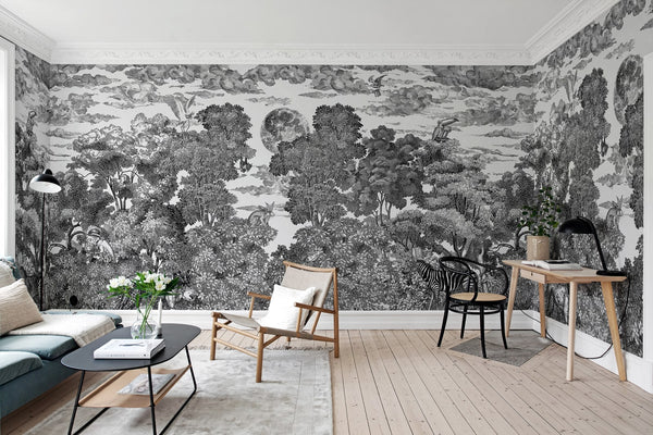 Bellewood Under the Moon - Graphite | Rebel Walls