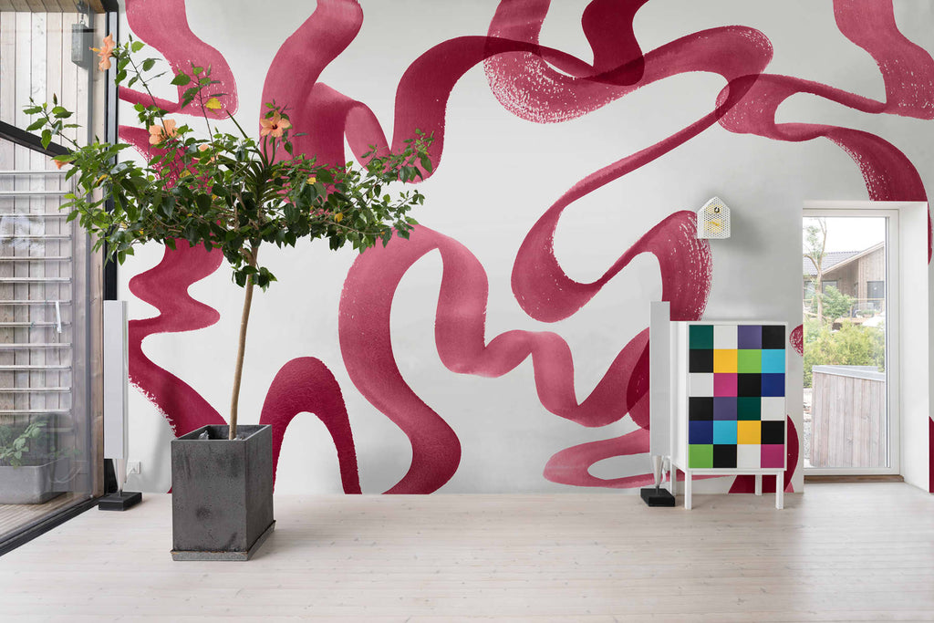 Waves Magenta | Rebel Walls