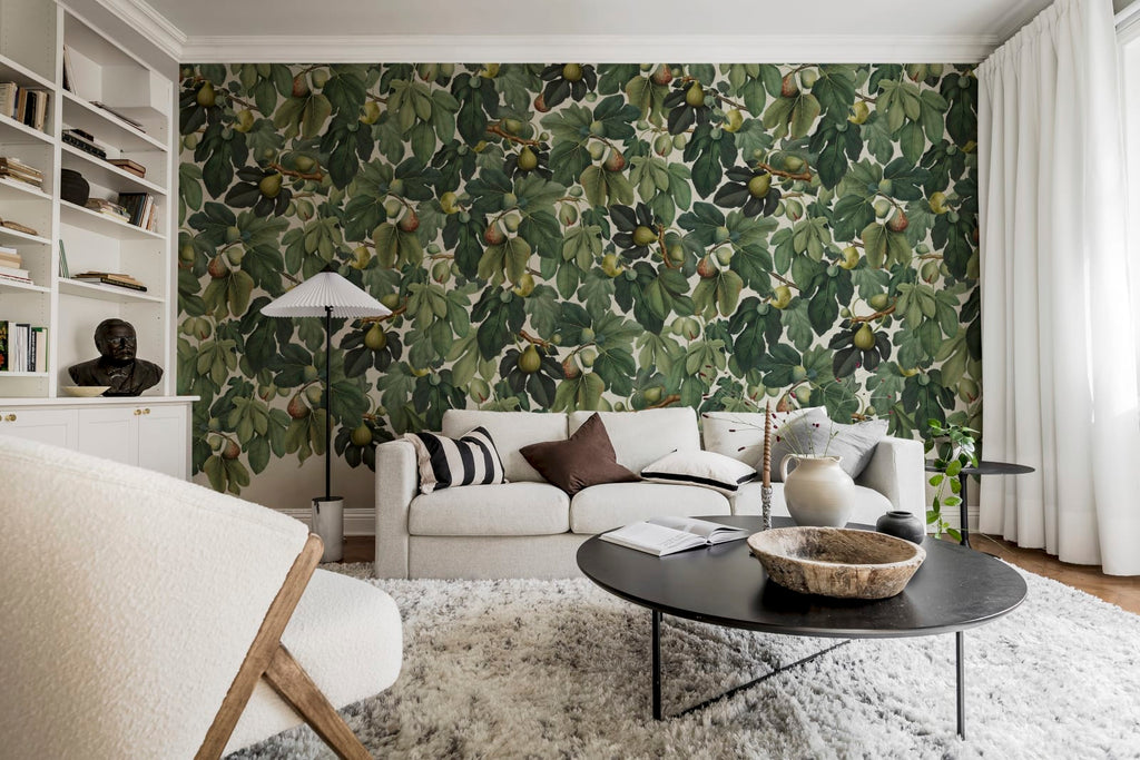 Fig Tree, Green Wallcoverings