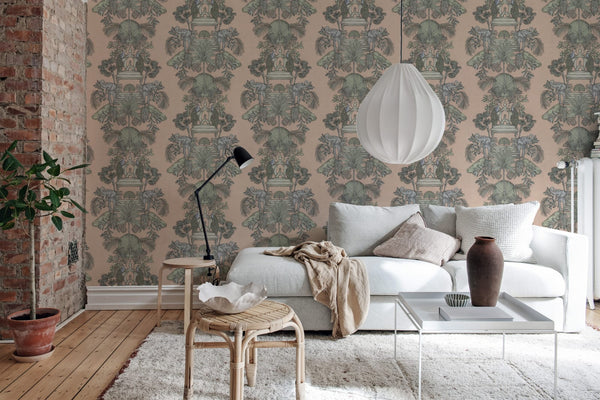 Elephant Castle, Pink Wallcoverings | Rebel Walls