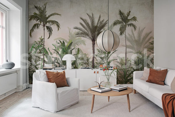Smooth Jungle Beige | Rebel Walls