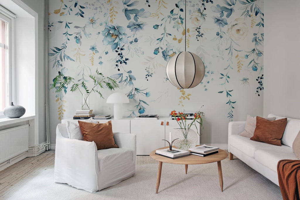 Floral Drape Wallcoverings