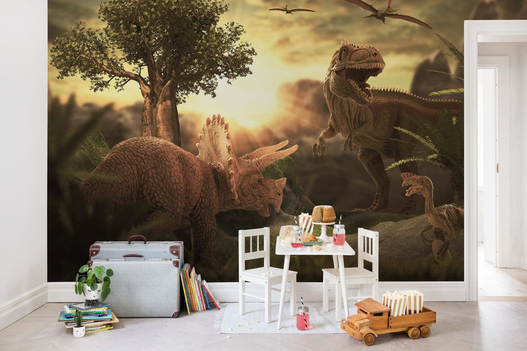 Dinosaur Park Wallcoverings
