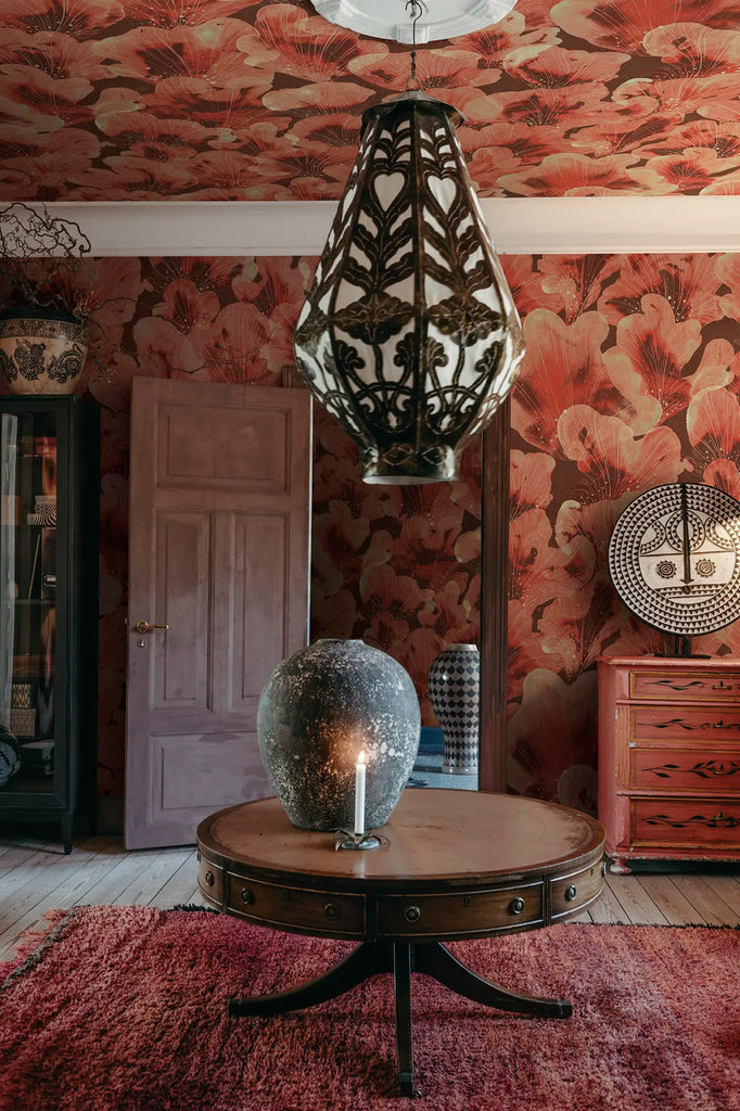 Corals, Red Wallcoverings
