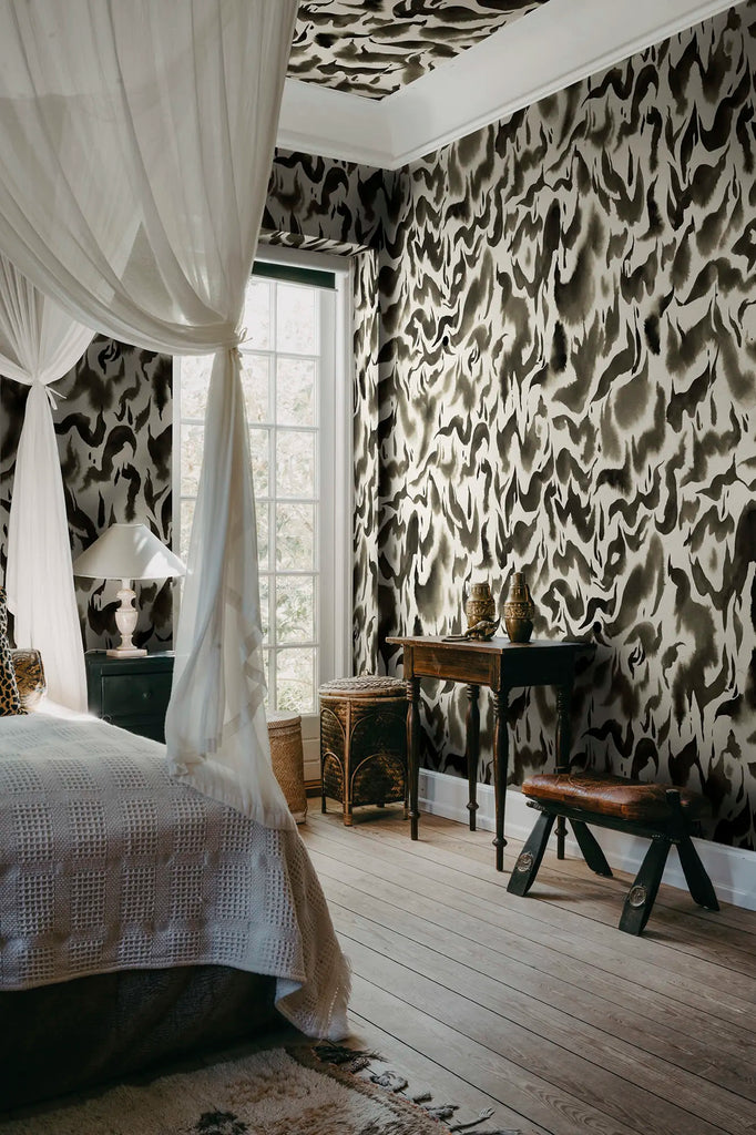 Discus, Graphite Wallcoverings