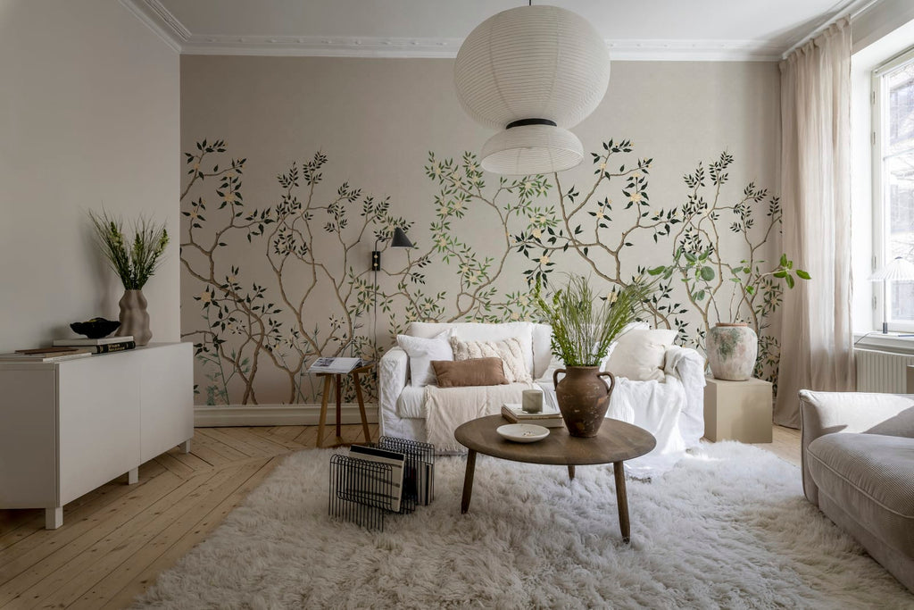 Chinoiserie Trees Wallcoverings