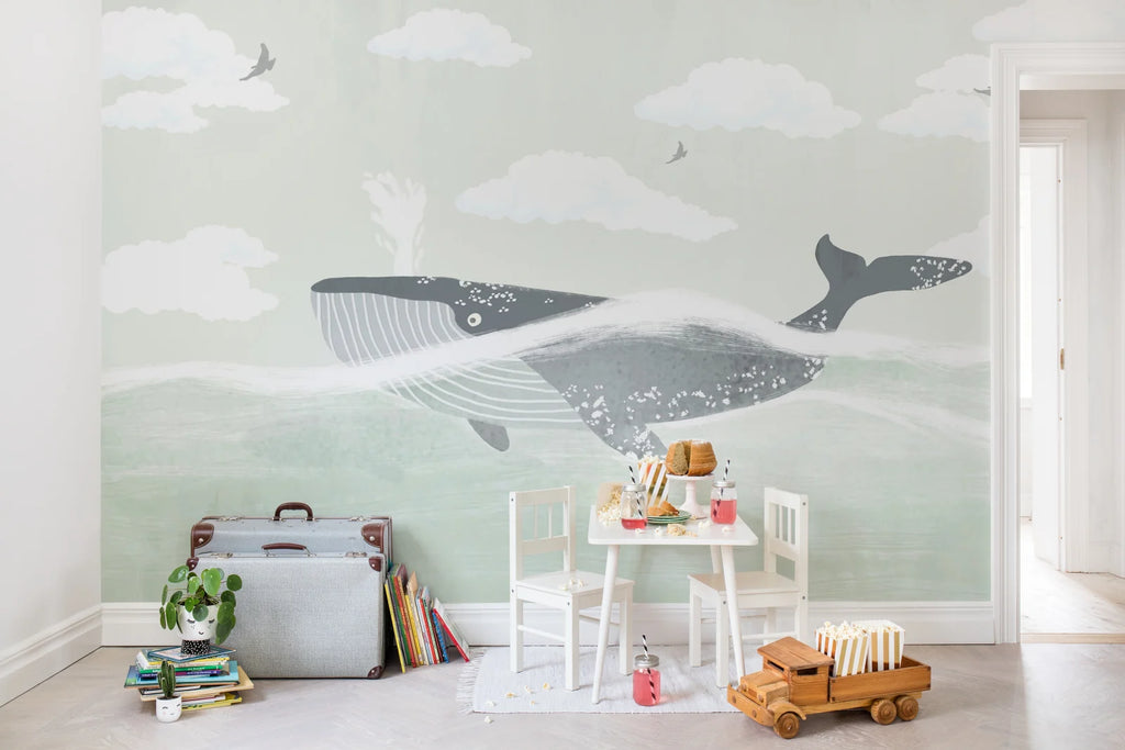 Happy Whale Wallcoverings