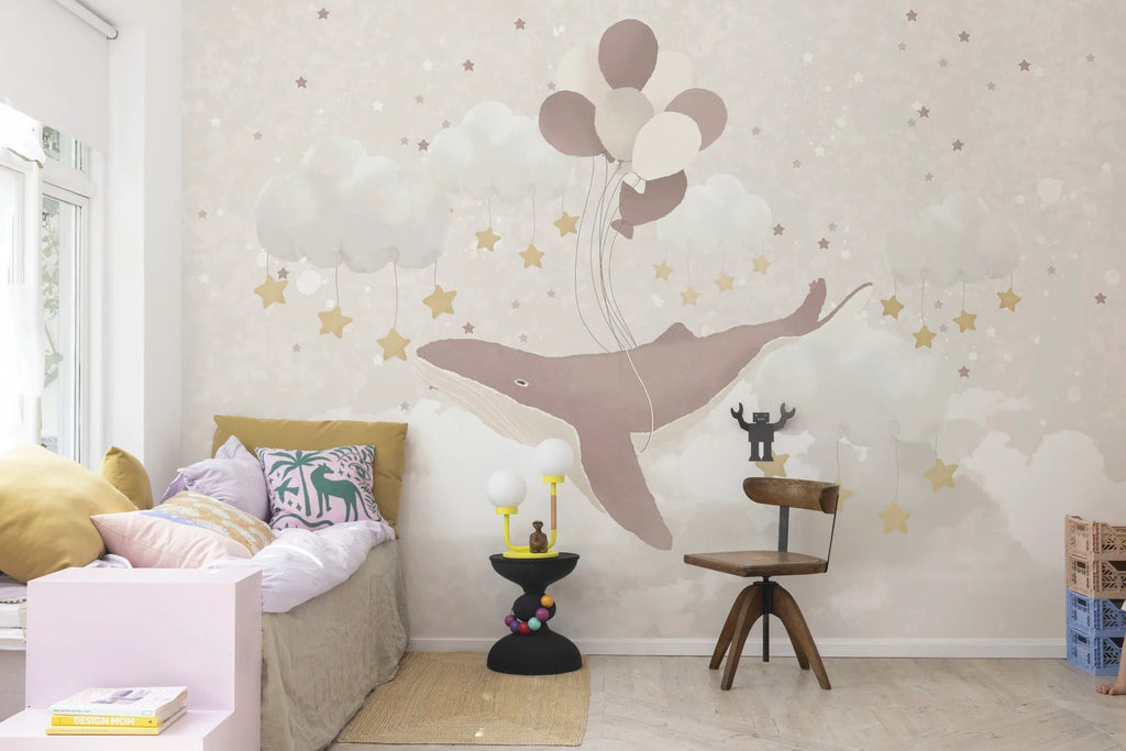 Dreamy Whale Wallcoverings