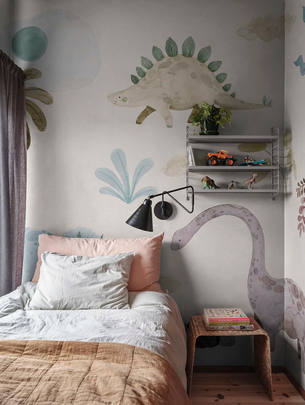 Dinosaur Oasis - Pastel | Rebel Walls