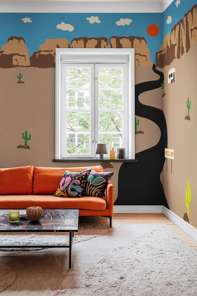Camper, Brown Wallcoverings