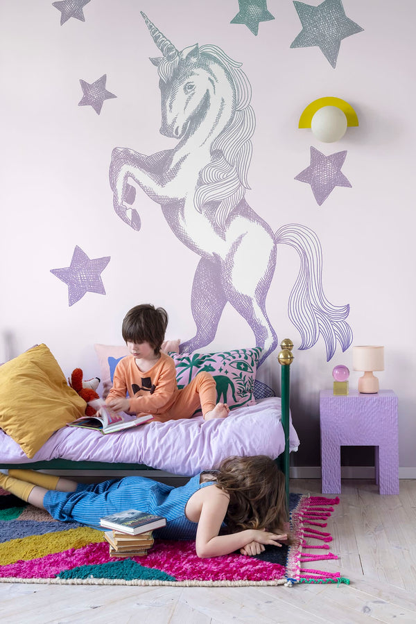 Circus Animal, Unni Pink Wallcoverings | Rebel Walls