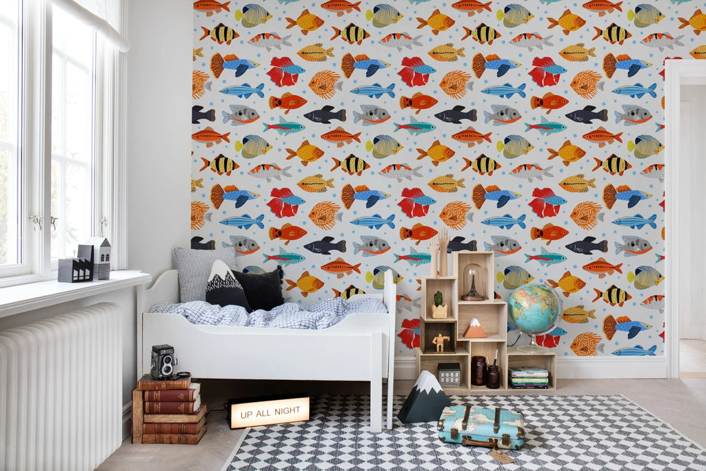Fish Shoal, Day Wallcoverings