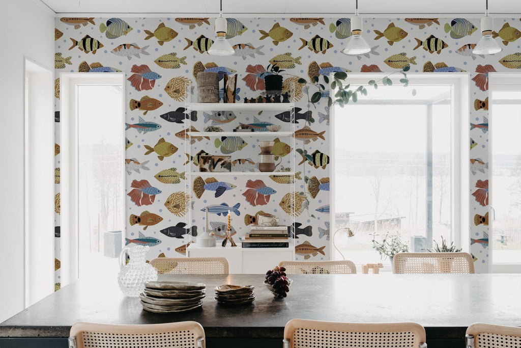 Fish Shoal, Sand Wallcoverings
