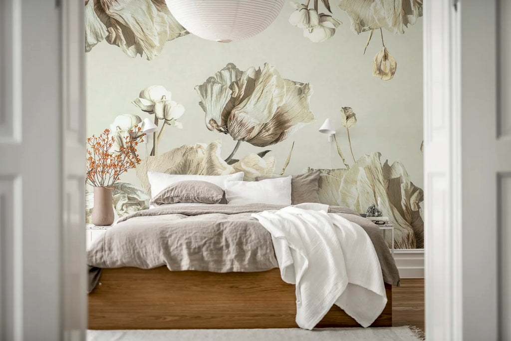 Dried Bouquet, Light Wallcoverings
