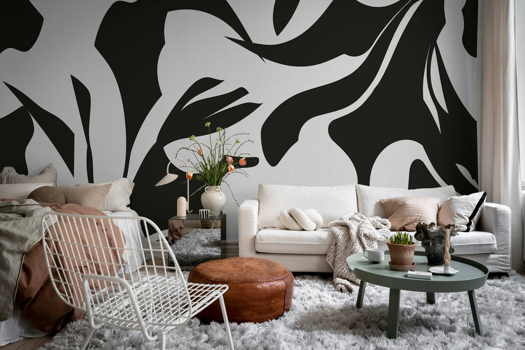 Contrast Art, Graphite Wallcoverings