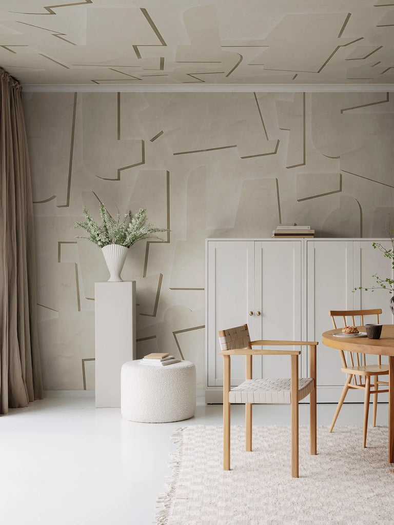 Abstract Wood, Beige