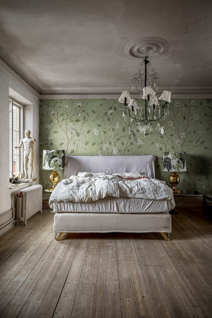 Chinoiserie Dream, Green Wallcoverings