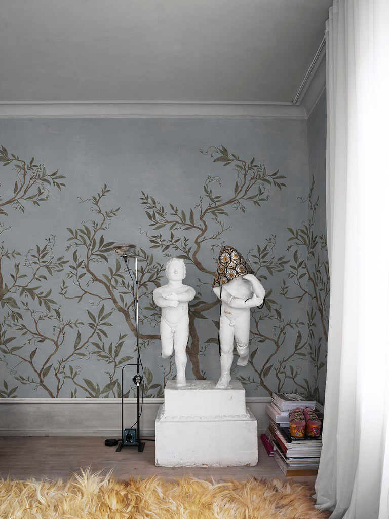 Branches of Dreams, Light Blue Wallcoverings