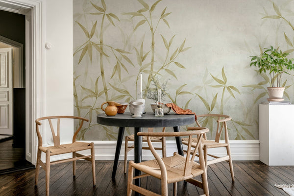Bamboo Horizon - Yellow | Rebel Walls