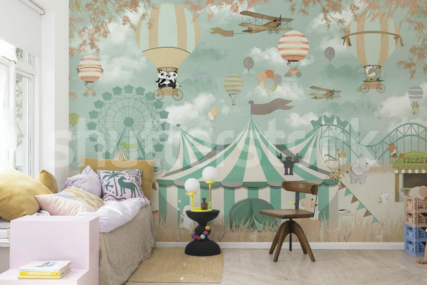 Circus Town Pastel | Rebel Walls