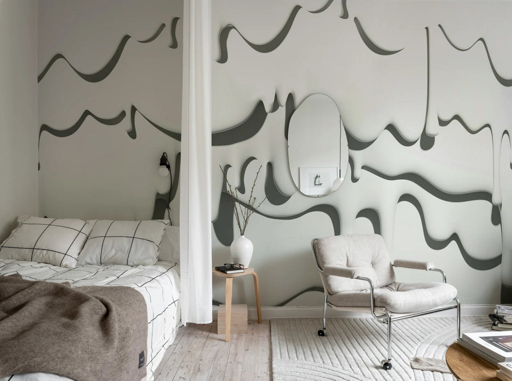 Dripping, Milky Wallcoverings
