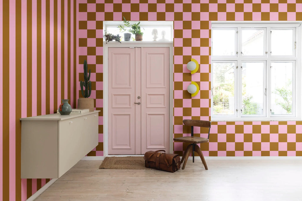 Happy Squares, Fudge Wallcoverings