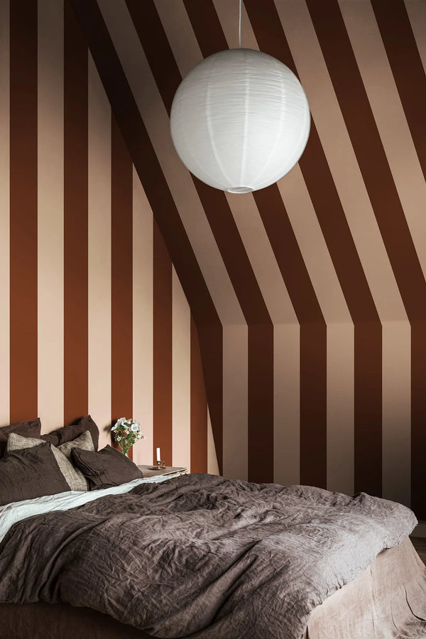 Happy Stripes - Apricot | Rebel Walls