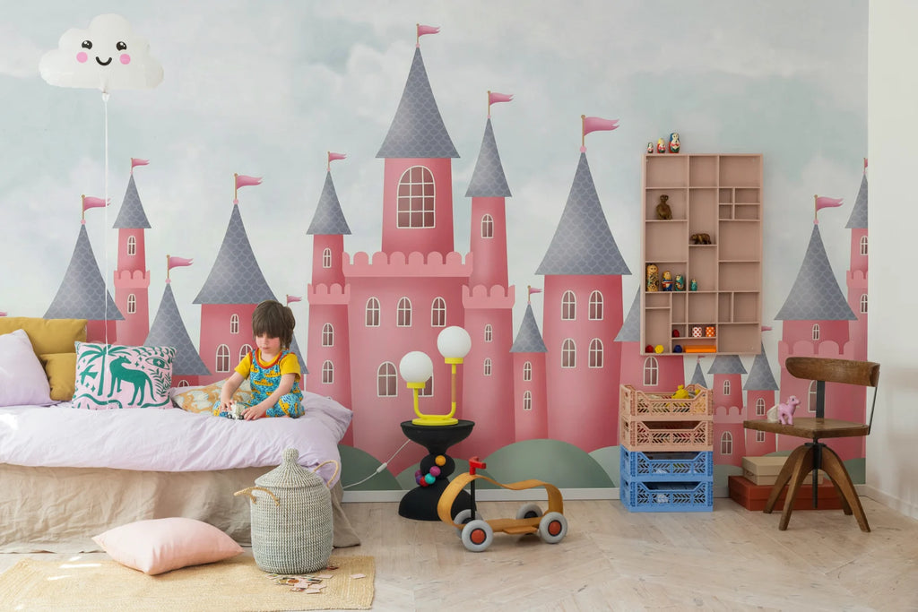 Castle Village, Coral Wallcoverings