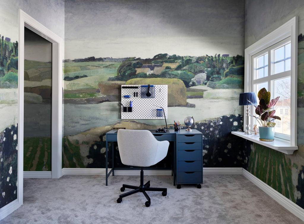 Haystacks in Brittany, Soft Wallcoverings