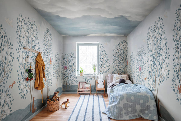 Happy Haven - Light Blue | Rebel Walls